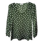 First Love By Lovelyn Green Blouse Size Small Photo 1