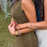 ZARA  Mock Neck Chain Link Dress Photo 0