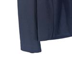 Jessica Howard Navy Blue Long Sleeve Opened Front Mock Neck Shrub Women Sz 6 Photo 2