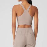 Alo Yoga Airbrush Real Bra Tank Taupe XS Photo 6