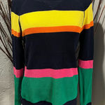 Ralph Lauren 🌺 JEANS CO. STRIPPED WAFFLE KNIT LONG SLEEVE TOP SIZE XS🌺 Photo 0