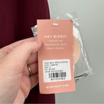 Birdy Grey  Kira Chiffon One‎ Shoulder Bridesmaid Dress in Cabernet Sz S NEW Photo 7