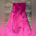 Michaelangelo  Strapless Fuchsia Dress Photo 4