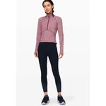 Lululemon Always Alert 1/2 Zip in Heathered Garnet Photo 2