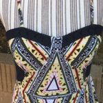 Love, Fire 💜Love Fire geometric (Runs Small) Colorful Dress Photo 3