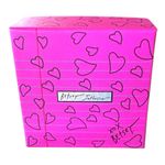 Betsey Johnson Pencil Hinged Bangle Cuff Bracelet, Pink Gold Blue Photo 4