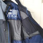 Nautica  Men’s Blue Colorblock High Windbreaker Anorak Zip Up Jacket NWT Small Photo 10