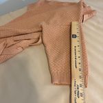 New York Company Jeans Sweater NYCO Soho Lace up Black 3/4 Sleeve Small Pink Photo 9