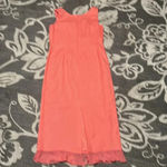 Plaza south sleeveless dress. Gorgeous. Lined. Melon colored. Size 8 linen Pink Photo 4