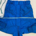 Vintage Downhill Racer Blue Nylon Ski Jacket Sz Sm Women’s Zipper Velcro Photo 9