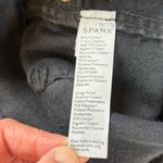 Spanx High Rise Pull On Skinny Jeans Womens Small Dark Gray Black Denim Stretch Photo 4