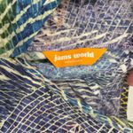 Jams World  Jumpsuit Womens Size Small Hibiki Purple Green Hawaii Aloha Romper Photo 5