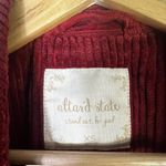 Altar'd State Corduroy Double Breasted Blazer Womens XS Red 100% Cotton Holiday Photo 4