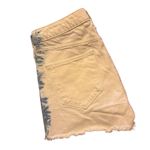 Arizona Jeans Arizona Jean Company Blue and White Jean Shorts Distressed Hem - Size 3 - NWOT Photo 4