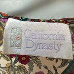 Vintage California Dynasty Paisley Print Women's Top size small Red Photo 3