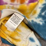 Daydreamer  Rainbow Spiral Tie Dye Crop Sweatshirt Hoodie Size Medium Photo 7