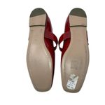 Valentino Garavani  VLogo Patent Leather Mary Jane Ballet Red Flats Size 39.5 Photo 9