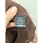 NWT Delfi Collective Hannah Sequin Asymmetric Mini Dress Bronze Women's Medium Brown Photo 6