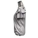 EXPRESS Grey Sweater Blouse Womens Cotton Coquette Cottegecore Preppy L Coastal Photo 3