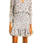 Veronica Beard Saera Smocked Floral Minidress Photo 4
