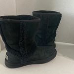 UGG  Boots Black Suede Carter Boots in size 9. Well loved but still life … Photo 2