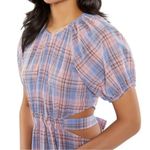 Likely Likeyly Payson Side Cutout Plaid Midi Dress Photo 2