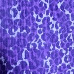 Faded Glory Purple Ribbed Cheetah Leopard Animal Print Sleeveless Stretch Tank Top Size Smal Photo 1