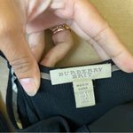 Burberry Black Silk Chiffon Mini Dress Photo 8