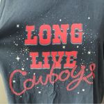 Altar'd State Altar’d State Long Live Cowboys Western Nashville Graphic Tee Blue Pink Cowgirl Photo 2