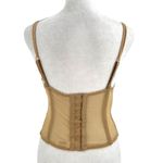 Victoria's Secret Vintage 90s  Regal Royal Gold Rose Corset Bustier Bra 36C RARE Photo 4