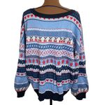 Lane Bryant New Classic Crew-Neck Fruit Jacquard Fair Isle Sweater size 26 / 28 Photo 2