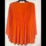 Nina Leonard  Dolman sleeve top orange Photo 1