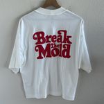 Uniqlo NWT UT × VERDY Break the Mold White Tee T-Shirt Boxy Spellout Oversized M Photo 1