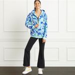 Hill House NWT  The Allie Zip-Up in Ocean Kaleidoscope Sz‎ S Hippie 70s Colorful Photo 9
