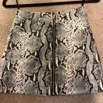 The Pants Store Snakeskin Faux Leather Skirt Photo 0