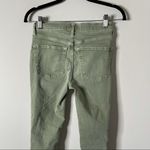 Free People green busted knee skinny jeans size 27 Photo 5