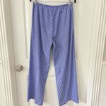 American Eagle AE Striped Woven Wide-Leg PJ Pant Blue  Small NWT Photo 5