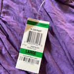 INC International Concepts Tunic/Dress Moonlight Lily Cowl Neck Pockets L NWT Purple Size L Photo 7