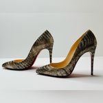 Christian Louboutin Pigalle Follies Glitter Sirene Stiletto Heels Shoes Size 37 Photo 5