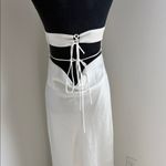 Elegant White Halter Maxi Dress Size M Photo 12