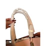 Coach Blush Pink Blossom Leather LTH Town Tote Bag Women NWT Photo 3