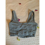 Urban Outfitters  corduroy denim cropped tank Medium Photo 2