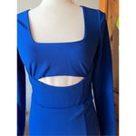 Rachel Rachel Roy long sleeve cutout bodycon dress blue size XS Photo 3