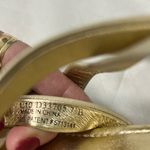 Cole Haan Cole Haan Nike Air Sole Women's Gold Metallic Strappy Sandals Size 7.5 Photo 8