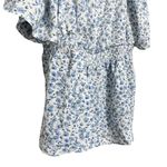 Bloomchic Women's  blue ditzy floral babydoll boho peasant top size 3x Photo 2