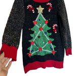 United States Sweaters Chunky Cozy Fuzzy Ugly Christmas Sweater Size Small Candy Cane Photo 0