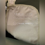 Outdoor Voices  Frost Knit Beige Fitted Quarter Zip Photo 5