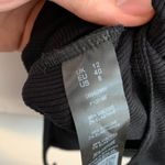 ASOS  Black Ribbed Square Neck Sleeveless Bodysuit Photo 5