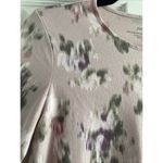 J.Jill Pure Jill Womens Small Pima Stretch Cotton Shirttail Tee Pink Floral Casual Photo 3