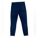 L'Agence L’AGENCE Skinny High Rise Deep Cove Coated Navy Side Zip Jeans Photo 1